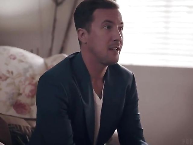 Teacher and stepdad DP teen Lana Sharapova in the living room