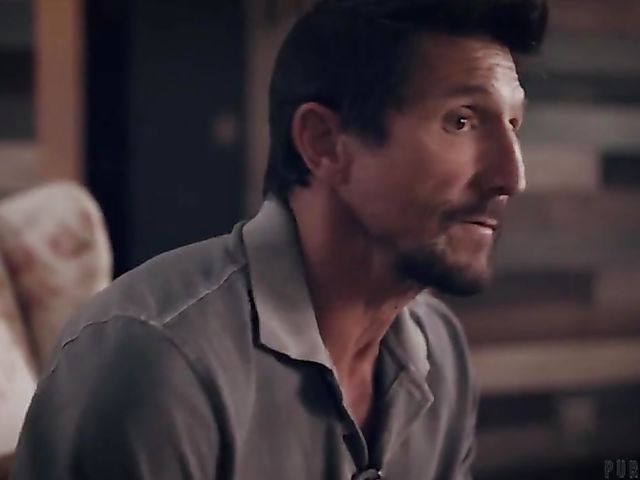 Teacher and stepdad DP teen Lana Sharapova in the living room