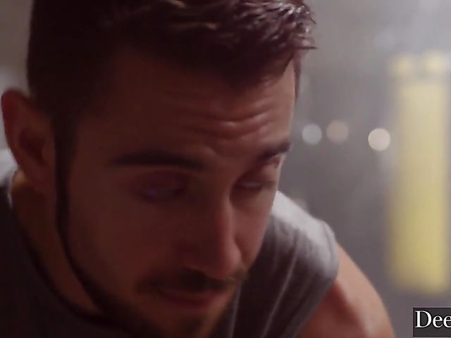 Haley Reed doing a double vaginal in the ring with bi-curious boxers