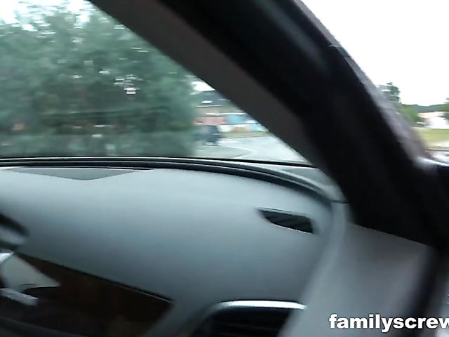 Old young road trip with slutty daughter and mom