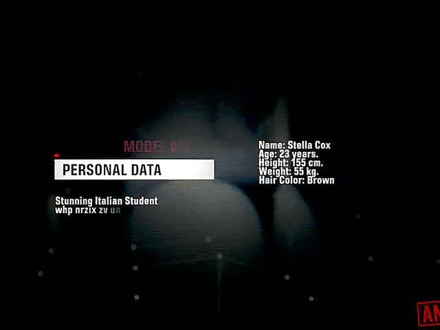 Stella Cox anal in black stockings and sexy shoes