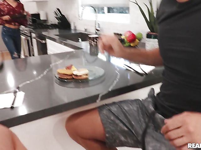 Big tits pornstar Angela White doing it with Xander Corvus  