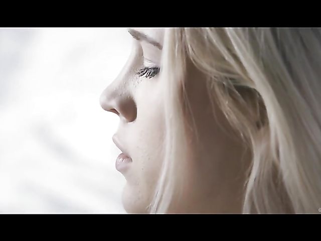 Sex Art lovemaking with blonde in black Nikki Hill