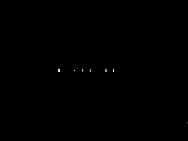 Sex Art lovemaking with blonde in black Nikki Hill