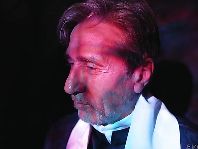 Silvia Saige - MILF nun anal 3some with the priests