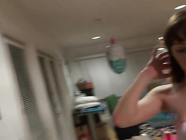 POV birthday fuck with young girlfriend Aliya Brynn