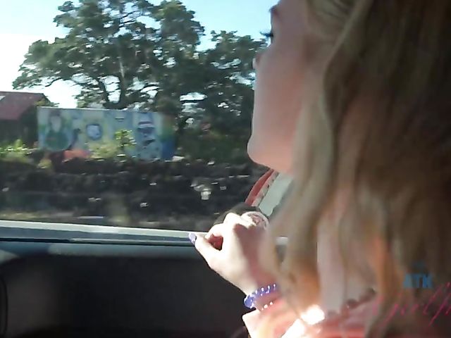 Melody Marks - GF car BJ on the way to the ocean