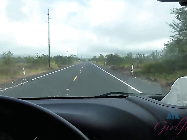 Melody Marks - GF car BJ on the way to the ocean