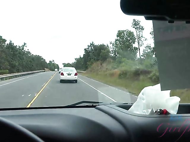 Melody Marks - GF car BJ on the way to the ocean