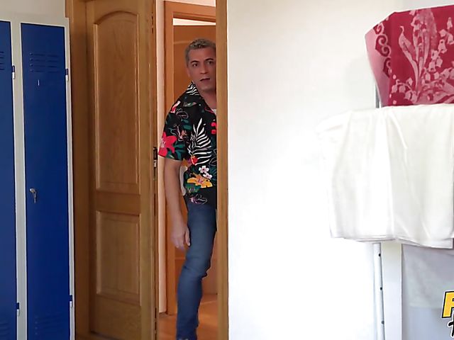 Pajama doggy style threesome with Jennifer Mendez and Madison McQueen