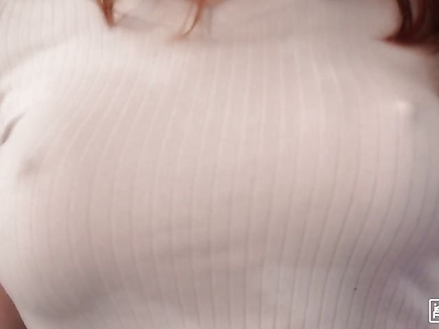 Big tits redhead Lenina Crowne fucks her hostel roommate