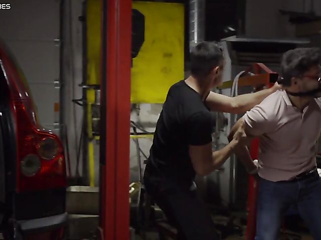 Romanian euro MILF Shalina Devine is horny in the garage