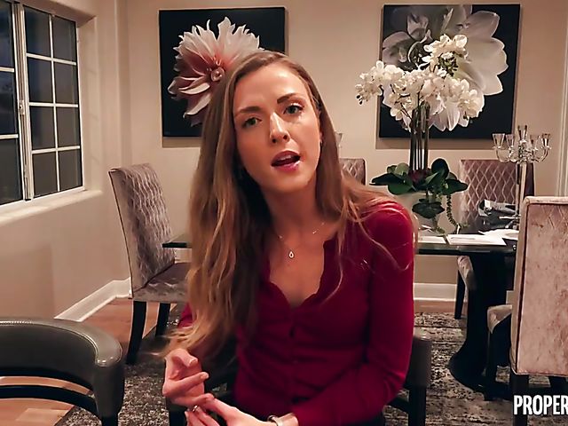 POV stockings sex with elegant realtor Karla Kush