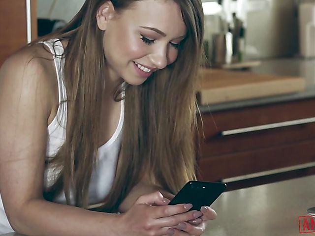 Taylor Sands - Elegant teen DP in sexy stockings