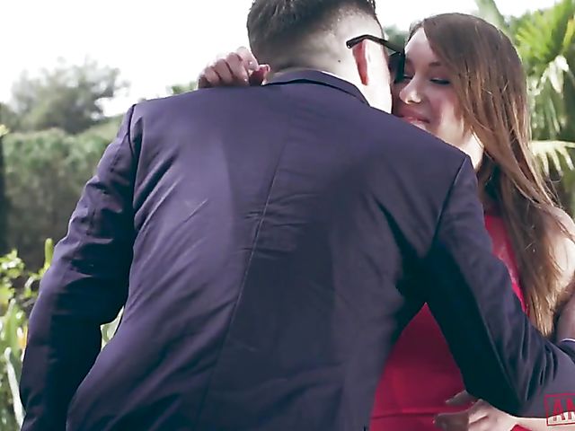 Taylor Sands - Elegant teen DP in sexy stockings