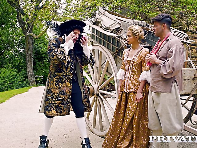 Outdoor sex in the Middle Ages with hot Veronica Leal