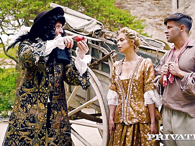 Outdoor sex in the Middle Ages with hot Veronica Leal