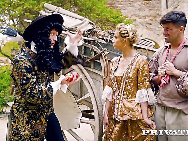 Outdoor sex in the Middle Ages with hot Veronica Leal