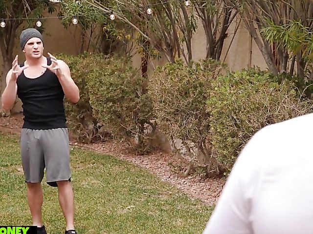 Becky Bandini - Busty MILF threesome with two bad boys