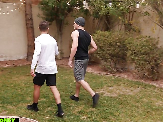 Becky Bandini - Busty MILF threesome with two bad boys