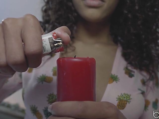 Scarlit Scandal - Romantic black couple fucking in the bedroom