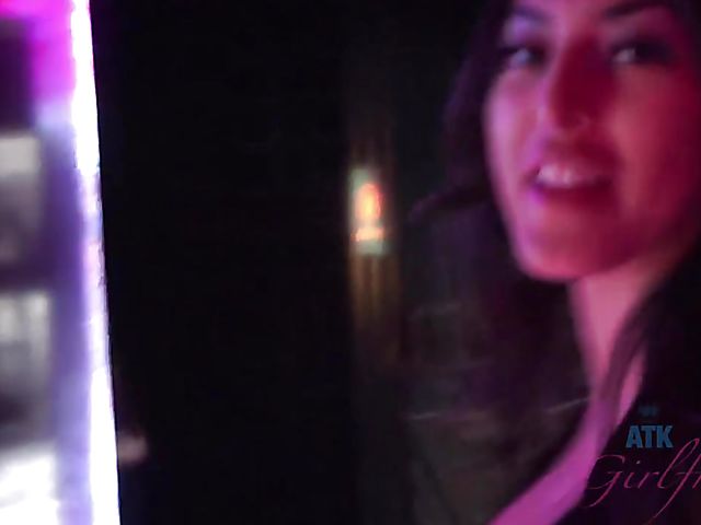 Latina girlfriend Sophia Leone wants you to have a look at her pussy