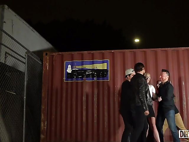 Lesbian cosplay in the night with Kenna James and hot catwoman Vicki Chase