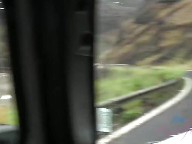 Car POV with naughty Sky Pierce who can't stop showing her snatch