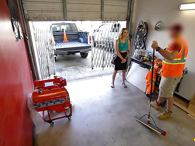 Josie Jewells - POV fucking in the garage with a man in uniform