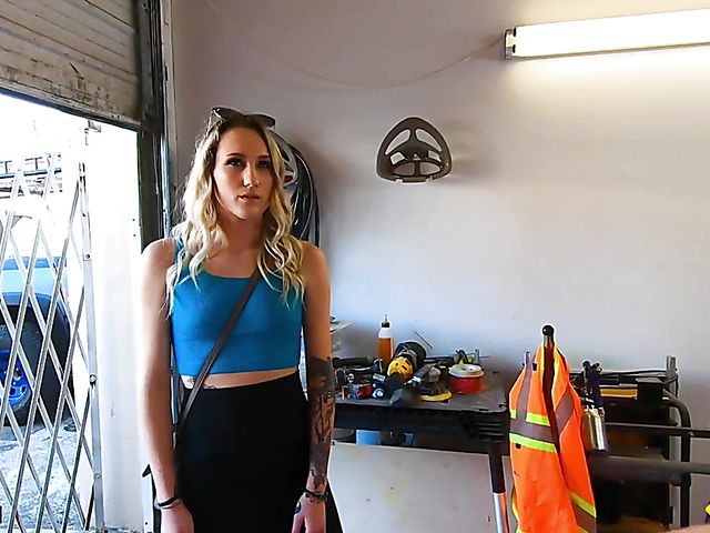 Josie Jewells - POV fucking in the garage with a man in uniform