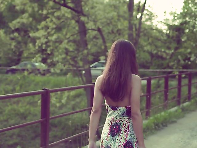 Skinny Italian solo girl Cherry Pie takes off her shoes and dress to play with herself