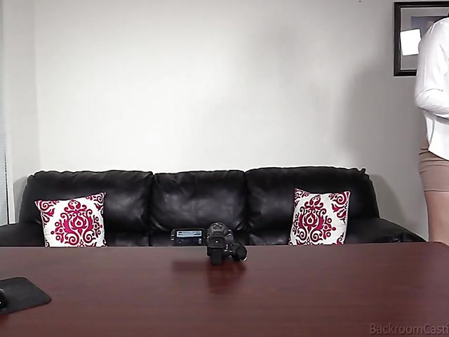 Anal casting couch with raven-haired Natana Brooke