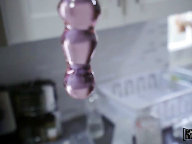 Pink panties anal from your point of view with oil filled Vienna Rose