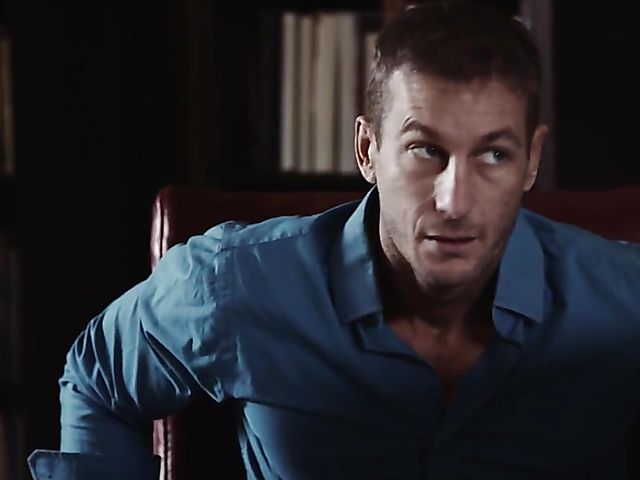 Skinny pale blonde in stilettos Emma Starletto gets boned by Ryan Mclane