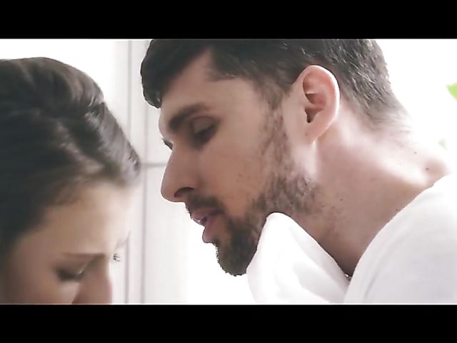 Emylia Argan and Kristof Cale standing fuck after photoshoot 