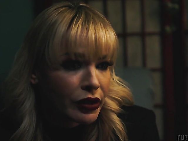 Submissive teen Maya Kendrick gets anal fucked in public by Steve Holmes and Dana DeArmond