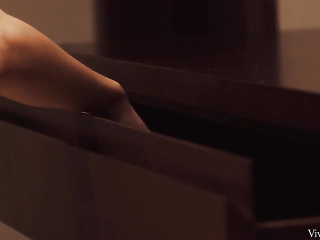 Lesbian babes Alexis Crystal and Paula Shy make love on the counter