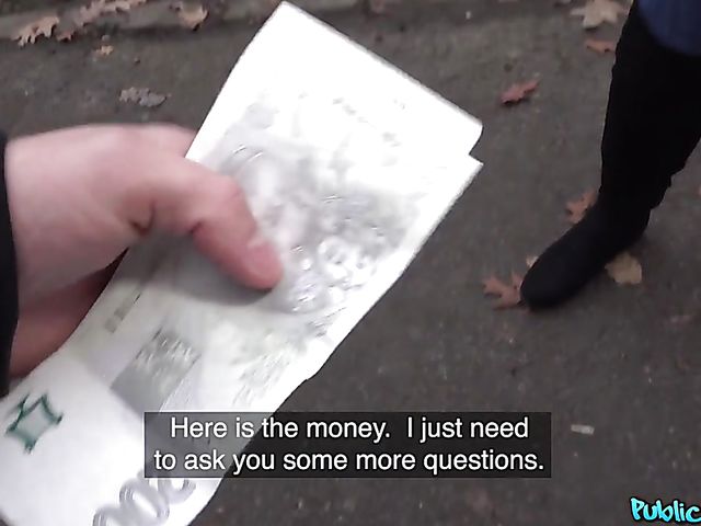 Street pick up and fucking for cash with Lady Zee