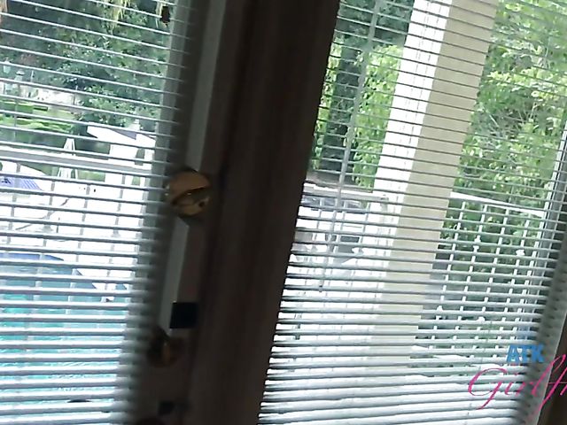 Point-of-view sex with curly hair teen Allie Addison