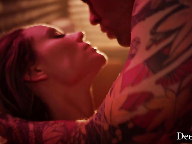 Addie Andrews and Small Hands have wild sex in the dark of the bedroom