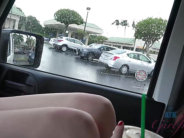 Aliya Brynn - Smoking teen pissing and sucking at the beach