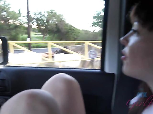 Aliya Brynn - Smoking teen pissing and sucking at the beach