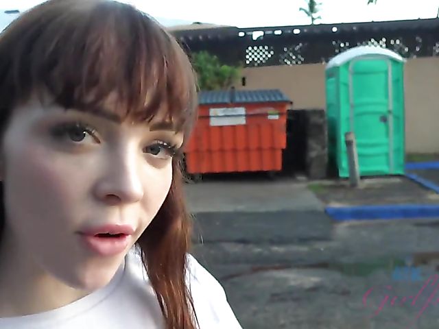 Aliya Brynn - Smoking teen pissing and sucking at the beach