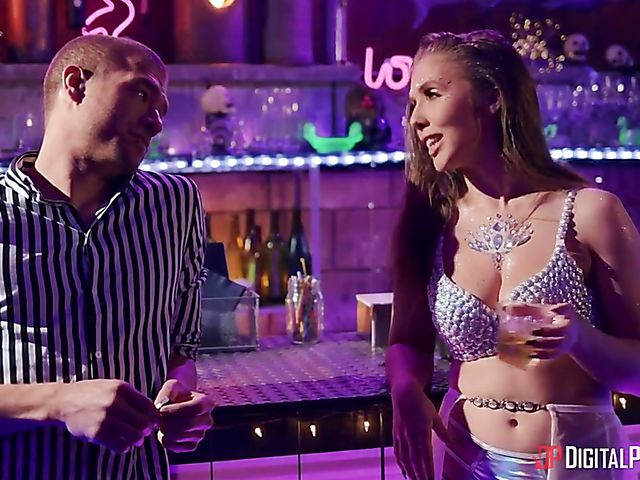 Night club fuck with horny exotic dancer Lena Paul