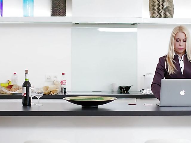 Nikky Thorn - Elegant MILF BBC anal after a glass of red wine