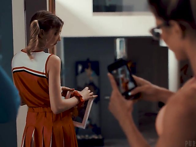 Mackenzie Moss & Cory Chase - Married couple seduce teen cheerleader