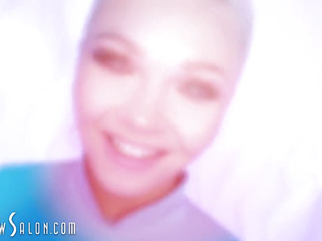 Perfect blowjob in blue with POV beauty Kay Carter