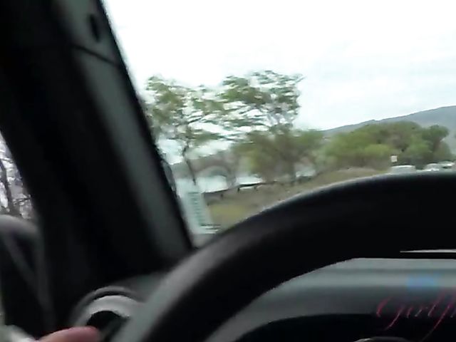Aften Opal - Car masturbation on the highway