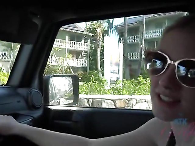 Outdoor POV and beach fun with naughty girlfriend Melody Marks