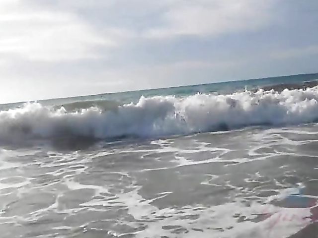 Outdoor POV and beach fun with naughty girlfriend Melody Marks